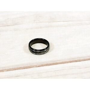 Tungsten Carbide Mens Wedding Ring Sz 11